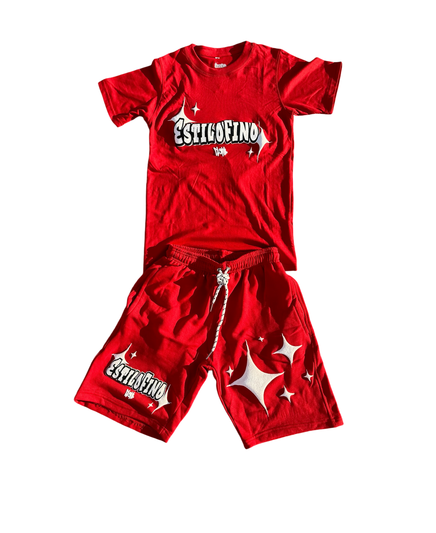 Conjunto PuffPrint EstiloFinoCloth Rojo