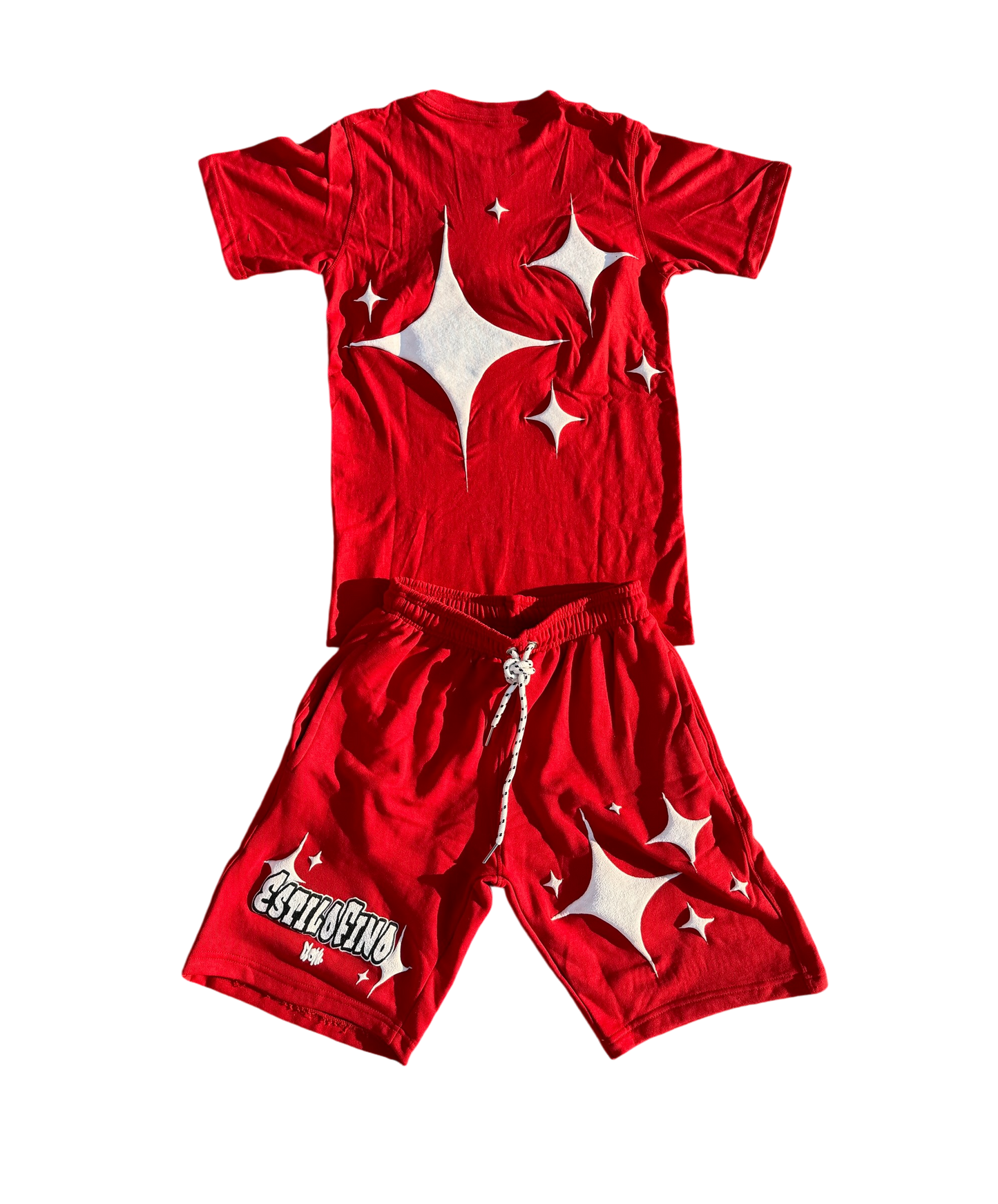 Conjunto PuffPrint EstiloFinoCloth Rojo