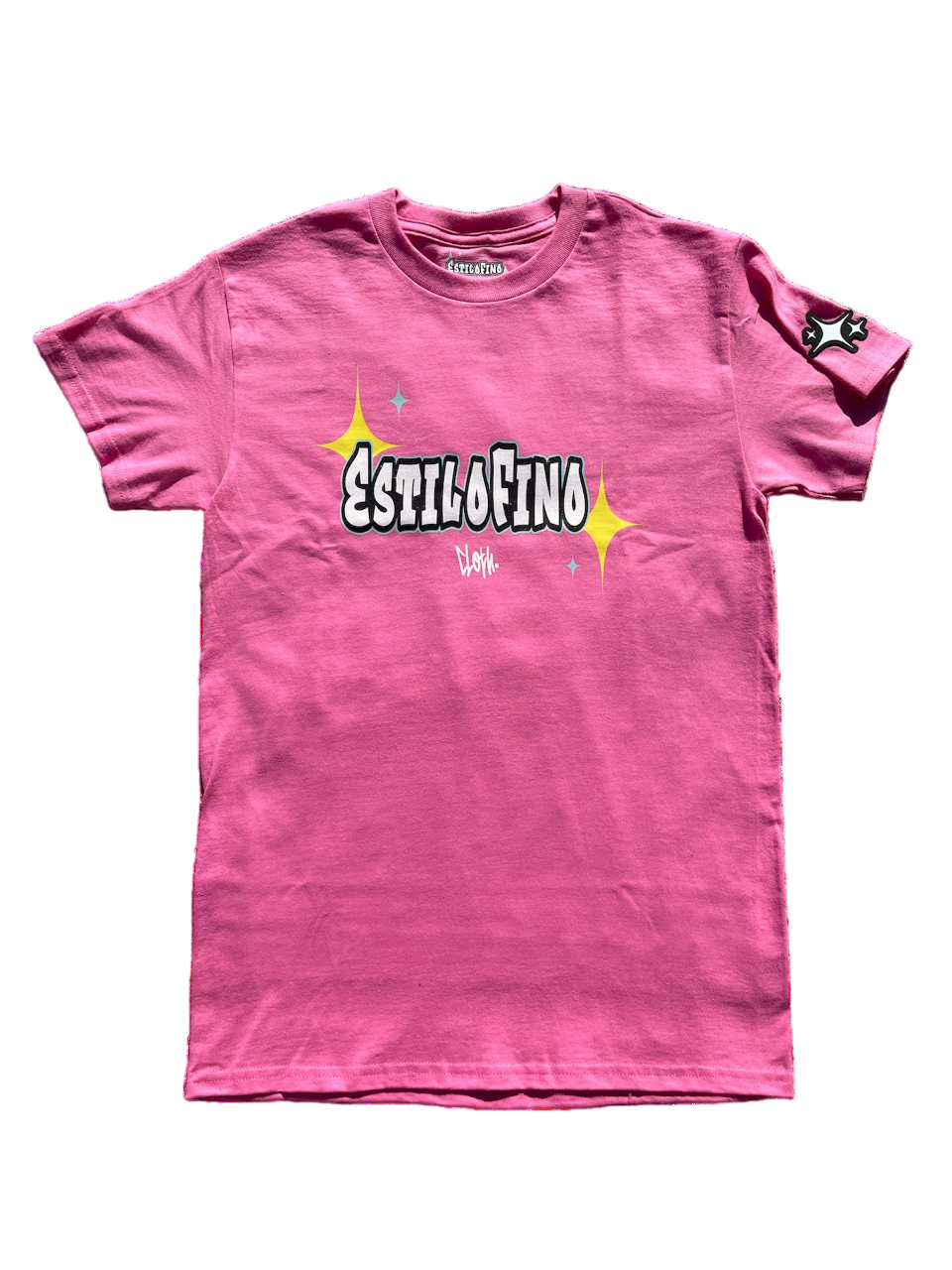 Estilo Fino Pink Short Sleeve T-Shirt