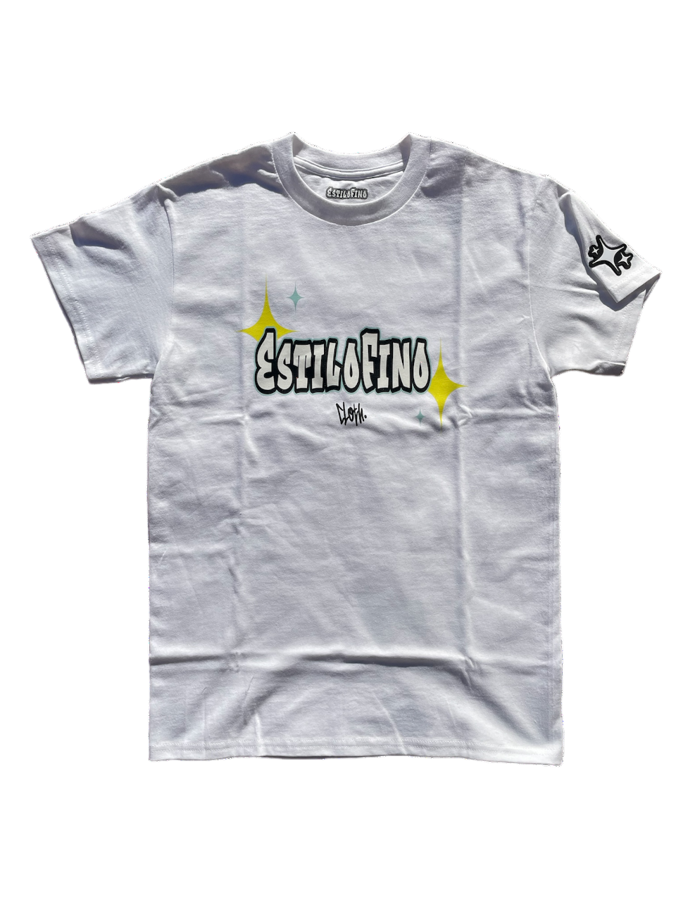 Estilo Fino White Short Sleeve T-Shirt